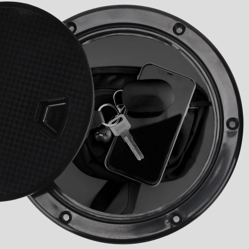 6" Black Circular Inspection Hatch Marine Access Port Hatch Cover,Boat