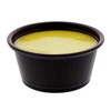 AmerCare Poly Black Portion Cup, 2 Oz, Case of 2500