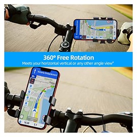 BEIYAO Bases de Celular para Automóvil Teléfono De Motocicleta De Bicicleta Monte Universal De Bicicleta De Bicicleta Soporte De Rotación 360         