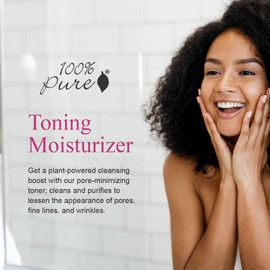 100% PURE Lavender Niacinamide Pore Minimizer Tonique Facial Purify & Tone Skincare with Witch Hazel Balancing Face Mist Helps Calm Firm & Minimize The Look of Pores & Wrinkles, Vegan - 1.7 fl oz