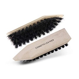 Semi Firm Horsehair Brush for Dry Cleaning Shoes in Suede, Nubuck, Canvas and Smooth Leather