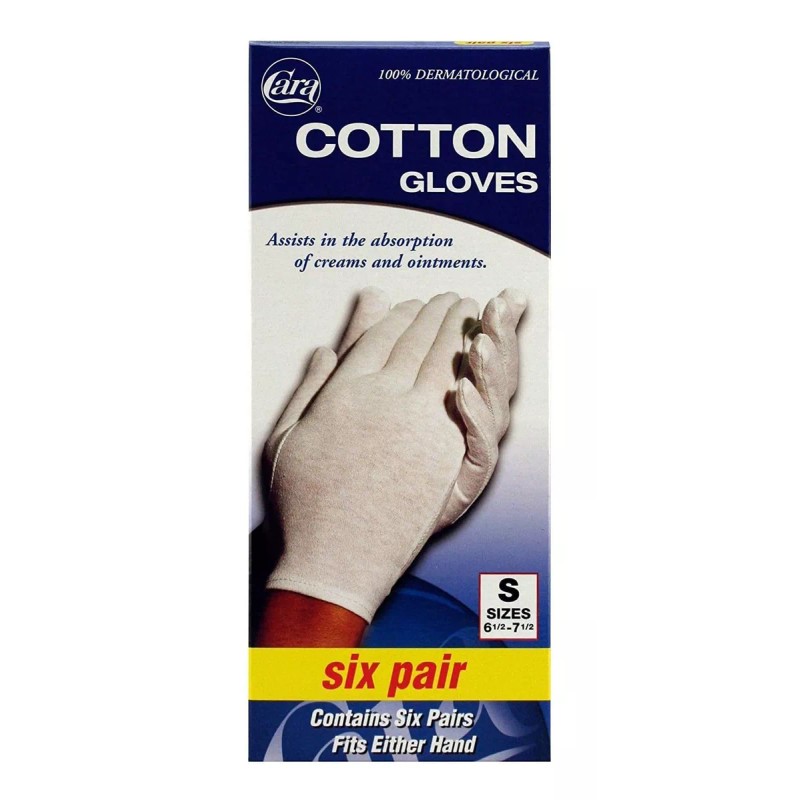 Cara 100% Guantes Dermatológicos De Algodón Para Pequeño 1 P