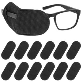 12 Pcs Eye Patches for Adults, Eye Patch Medical, Adjustable Eyepatch, Eye Patch for Glasses for Lazy Eye Amblyopia Strabismus