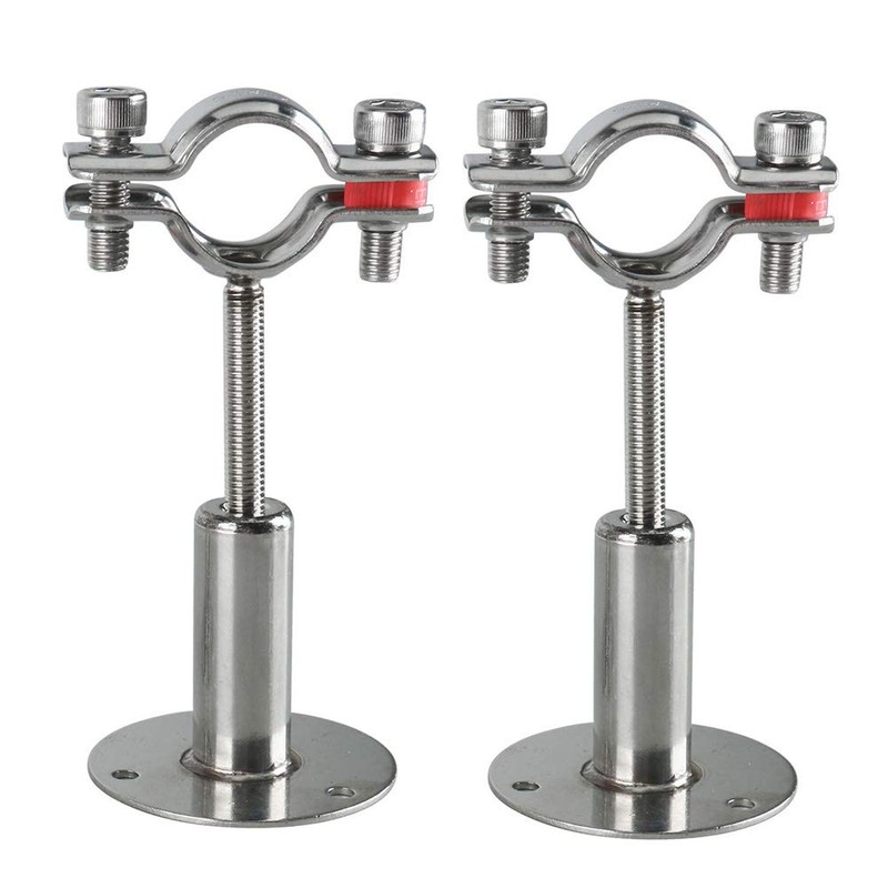 Stainless Steel Wall Bracket, Ceiling Bracket, Pipe Supports, Adjustable Pipe