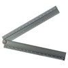 Folding Ruler, 11.8 inches (30 cm), Aluminum Ruler, Metal Ruler,