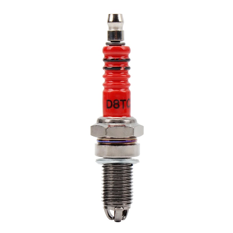 PowerMotor D8TC Spark Plug 3 Electrode GY6 Spark Plug Replacement
