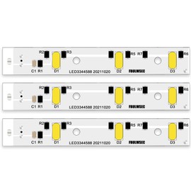 WR55X26671 - Placa de luz LED para refrigeradores GE | Reemplazo para PS11767930, AP6035586, 4468532, EAP11767930 | Fácil instalación 3 piezas