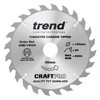 Trend Wood Circular Saw Blade, 190mm Diameter, 30mm Bore, 24