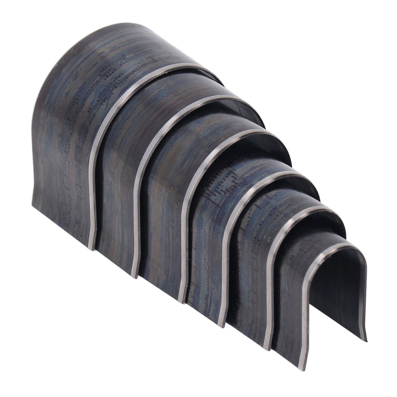 6 Pcs Leather Die Cutter Tool Round Arrow Tail Shape