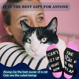 Ao Yee ZGL Birthday Gifts for Women Cat Socks Dog Dad Mom Funny Socks for Men Women Christmas Crazy Gifts for Animal Lovers
