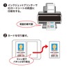 Sanwa Supply JP-ID03N Inkjet ID Card (No Holes, Off-White