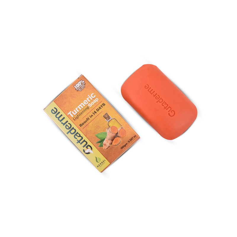 Turmeric Skin Brightening Soap - Natural Beauty Soap Bar for