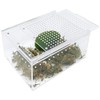 Apatal Reptile Terrarium Enclosure 8"x6"x4" Acrylic Tarantula Breeding Box Magnetic