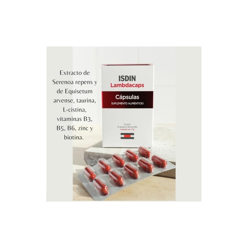 Kit Lambdapil Shampoo Anticaída 200ml + Lambdacaps 30 Caps