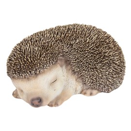 ウービア 寝るハリネズミ 13.2×9×6.5㎝ 人形 フィギュア 置き物 アニマル 動物 ガーデン 装飾 リアル かわいい ねずみ H13254-1