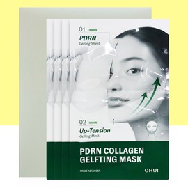 Ohui Mask Pack Prime Advancer De-Aging PDRN Collagen Gelifting Mask 4 Sheets Lifting Line / 오휘 마스크팩 프라임 어드밴서 디에이징 PDRN 콜라겐 겔프팅 마스크 4매  리프팅 라인