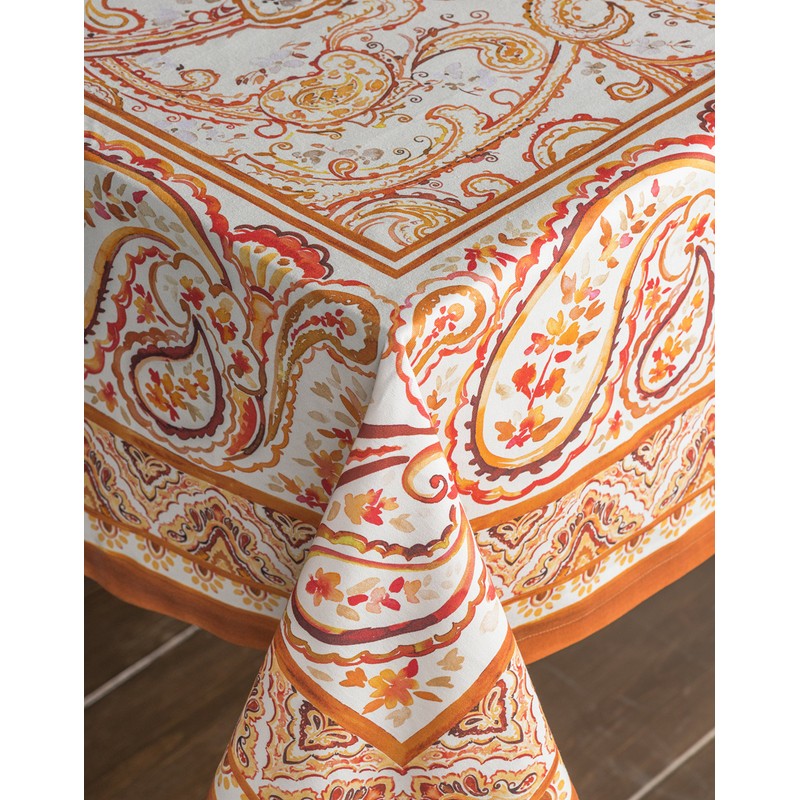 Maison d' Hermine Palatial Paisley 100% Cotton Tablecloth Kitchen Dining