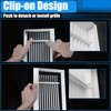 BJADE'S Linear Bar Air Vent Grille,40" X 8",HVAC Stander Vent