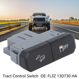Car Tract Control Switch, Traction Control Hill Descent Switch FL3Z 13D730 HA Traction Switch Button for Expedition