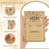 120 Seed Envelopes With Window, Resealable Floral Seed Storage Bags