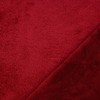 Double Sided Coral Cuddle Fleece Fabric Material - Bordeaux