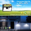 Peasur Solar Lights Outdoor Motion Sensor, 140 LED Solar Powered