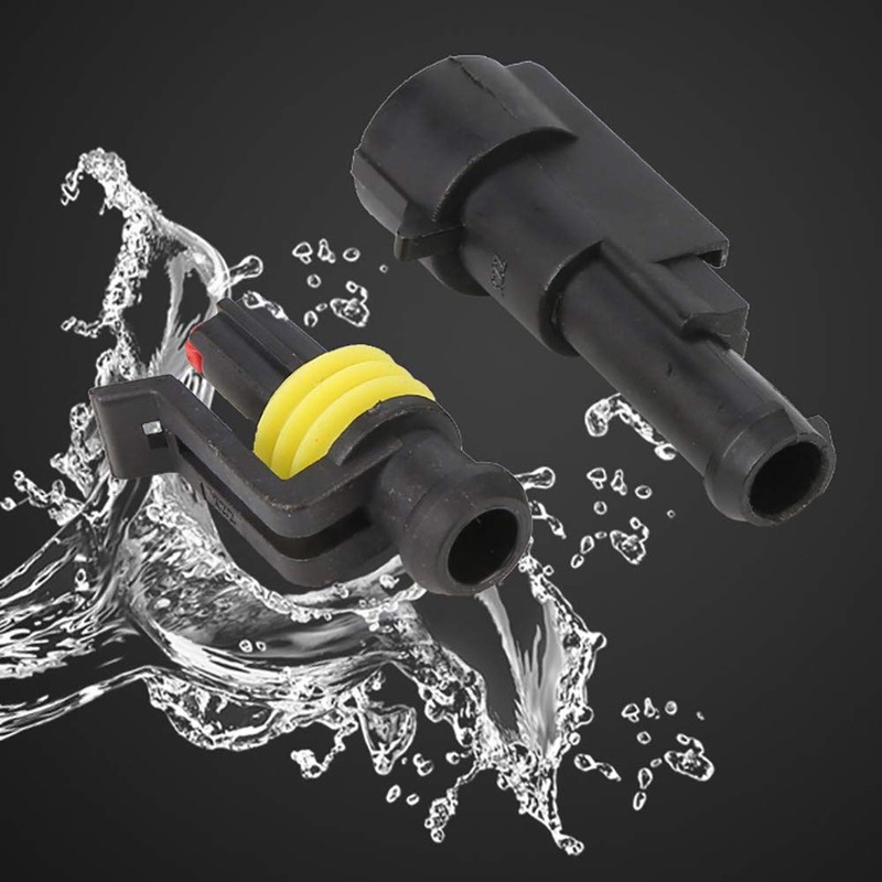 CESFONJER Car Waterproof Connector, Waterproof Electrical Terminals, Motorcycle Scooter Truck