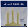 Creative Hobbies 3 Light Electric Candolier Indoor Christmas Candle Lamp