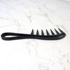 Wide-Tooth Shark Hair Comb 2-Pack - Black Detangling Combs for