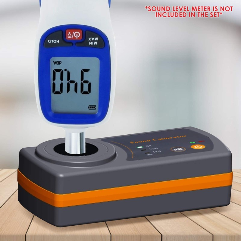 Precise Sound Level Calibration: 94dB, 104dB, 114dB Calibrator for Professional