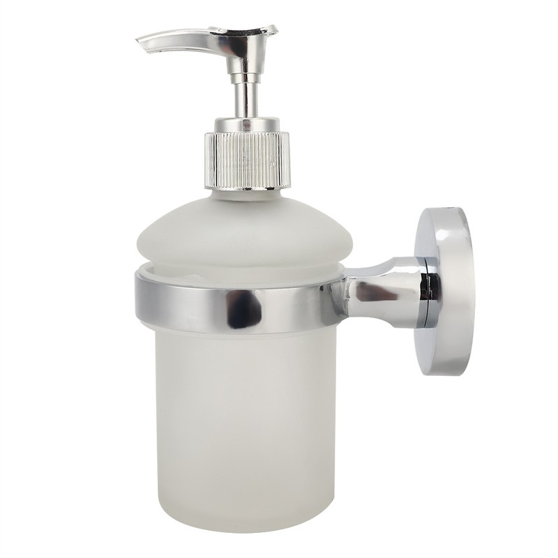 Wall Mounted Stainless Steel Manual Hand Liquid Lotion Soap Dispenser