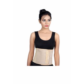 Wonder Care Abdominal Binder for Men and Women/Postpartum Post-Operative Post-Surgery Wrap/Abdomen Navel Umbilical Hernia Support Belt (S)