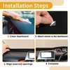 HEROFFIX Dashboard Cover Anti-Slip Dash Cover Mat Carpet for Ford