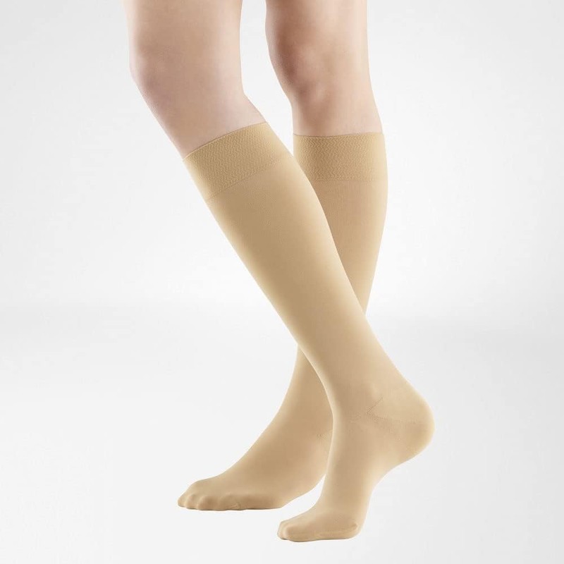 Bauerfeind VenoTrain Soft AD CCL2 Compression Stockings S Normal Caramel