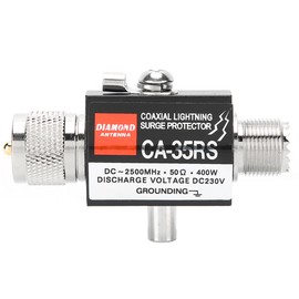 Surge Protector Arrester CA‑35RS Walkie Talkie Antenna Coaxial Cable PL259 SO239