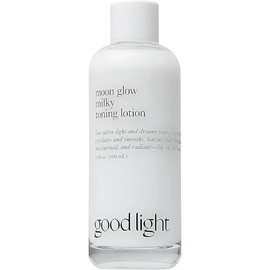 Good Light Moon Glow Milky Toner, Ultra-Light Facial Toner, Non-Comedogenic Face Moisturizer, Hydrates and Sheds Dead Skin Cell, Niacinamide Toner with Ceramides and AHAs, (3.38 fl oz)