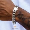KRKC&CO Men’s Cuban Bracelet, 8 / 10 / 12 /