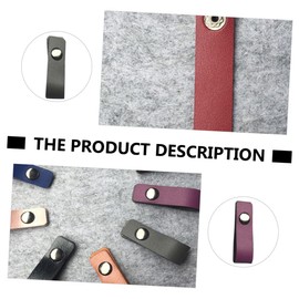 CIYODO 20pcs Microfiber Leather Cable Organizers Durable Earphone Holders Compact Wire Management for Home Office and Travel