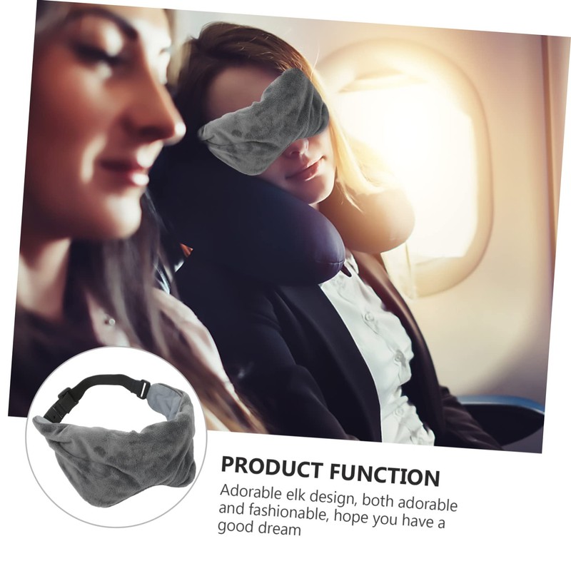 BIUDECO Weighted Cotton Eye Mask Comfortable Dual Use Blackout Sleep