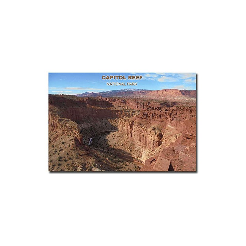 Capitol Reef National Park Travel Landscape Refrigerator Magnet Size 2.5"