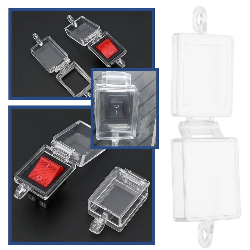 Be In Your Mind 2-Piece Boat Switch Protective Cover, Transparent