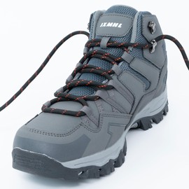 SUBAUM 2 Pairs - Premium Round Polyester Shoelaces - Various Lengths and Colours, Replacement Shoe Laces for Sports Shoes Orde Boots, Black/Brown Dots