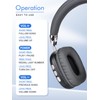 YGVCDRY B36 Wireless Bluetooth 5.3 Over-Ear Headphones, 8H Playtime ANC