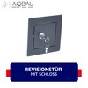 Aqbau® Inspection Door Black Inspection Door Maintenance Door Metal with