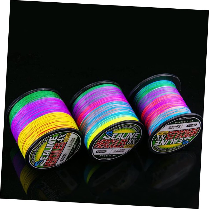 Kisangel 2pcs 500m Fishing Line Pe Material Braided Line Super