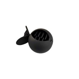 1Pc Small Fish Shape Hair Clip Korean Style Round Hair Clamp High Ponytail Hair Claw Clip Nonslip Hairpin Fashion Women Hair Accessories Clips and Barrettes(Black)