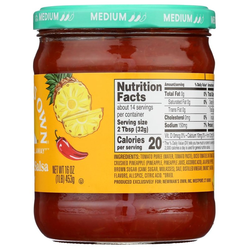 Newman's Own Salsa Pineapple (Pack of 3)