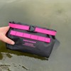 Watertrace Waterproof Waist Bag, 2L Capacity, Roll Top, Black/Pink/White/Purple, Outdoor,