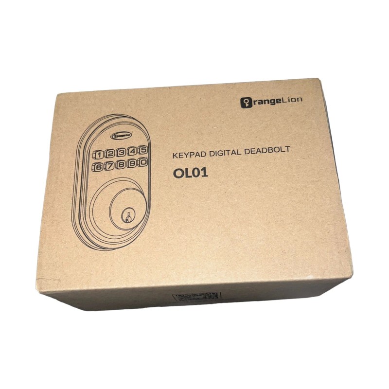 OrangeIOT Orange Lion Keypad Digital Deadbolt OL01 Keyless Entry Back