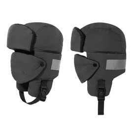 Clape Waterproof Trapper Hat Unisex Bomber Hats with Removable Mask Ear Flap Winter Hats Windproof Trooper Hat Russian Ushanka Hat